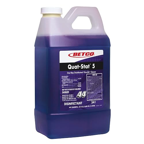 Betco® Quat-Stat 5 Disinfectant, Lavender, 67.6 Oz Bottle, Case of 4 | Case of 4