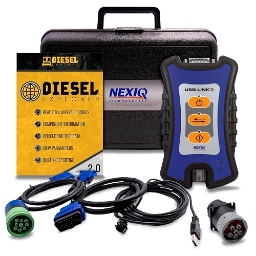 Diesel Laptops Nexiq USB Link 3 Wireless Edition with Repair Information & Diagnostic Software Bluetooth WiFi