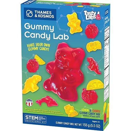 Tasty Labs: Gummy Candy Lab | Experiment Set | Make Yummy Candies & Explore Chemistry Through Cooking | STEM Science Learning & Education | Ages 6+