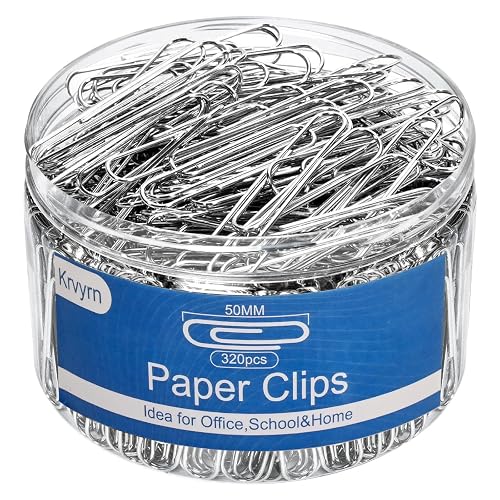 Jumbo Paper Clips,Large PaperClips,320Pcs Paper Clip for School and Office. | Extra Large Paper Clips for Paperwork,Home, School and Office Supplies.