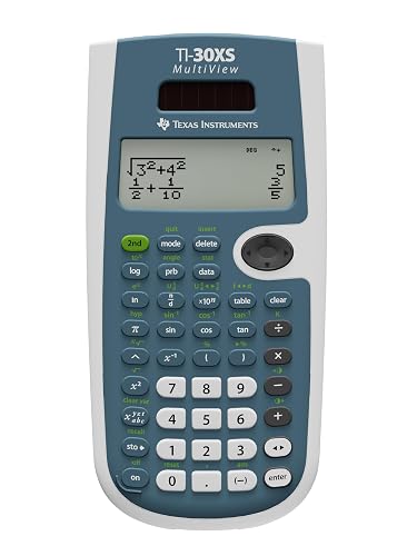 Texas Instruments TI-30XS MultiView Scientific Calculator | Powerful, four-line scientific calculator for high school math and science