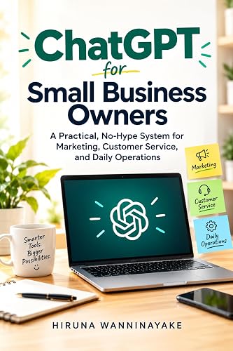 ChatGPT for Small Business Owners: A Practical, No-Hype System for Marketing, Customer Service, and Daily Operations