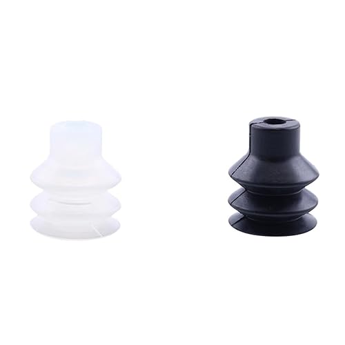 Pneumatic Silicone Vacuum Suction Cups 10pcs Set 5-30mm for Manipulator | Silicone vacuum cups with nitrile base for strong grip. 10pcs multi-size set for industrial pneumatic systems.(PCG-07 N)