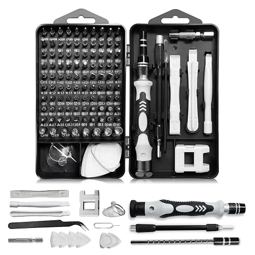 EFAITHFIX Precision Screwdriver Set, Professional 115 in 1 Magnetic Repair Tool Kit for Computer, Mobile Phone, Laptop, Tablet, Game Console, Watch, Camera, Eyeglasses, Electronics, DIY Projects, etc