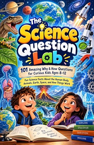 The Science Question Lab: 101 Amazing Why & How Questions for Curious Kids Ages 8–12: Fun Science Facts About the Human Body, Animals, Earth, Space, and How Things Work