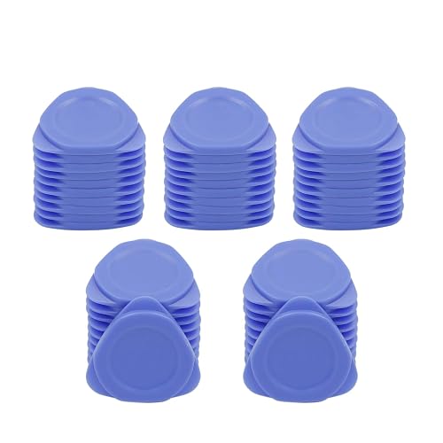 GENNEL 50pcs Triangle Spudger Plastic Pry Opening Tool, Guitar Picks, Blue | Plastic Pick Tool, Spudgers for Electronics Laptop LCD Mobile Phone Tablet Camera Screen Case Disassembly Repair