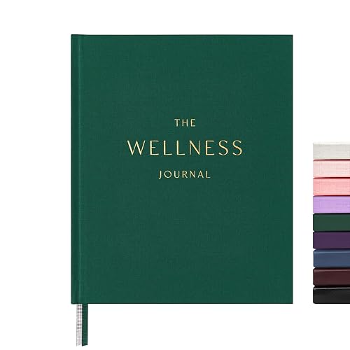&And Per Se Wellness Journal, Self Care & Daily Journal for Women, Mental Health Planner with Habit Tracker, Diet & Goals, Undated, Gift-Ready (Forest Green)