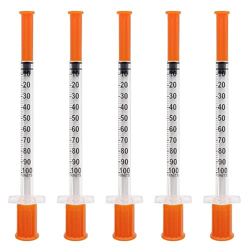 U-100 1mL/cc 31G 5/16 inch (8mm) Individual Pack of 100