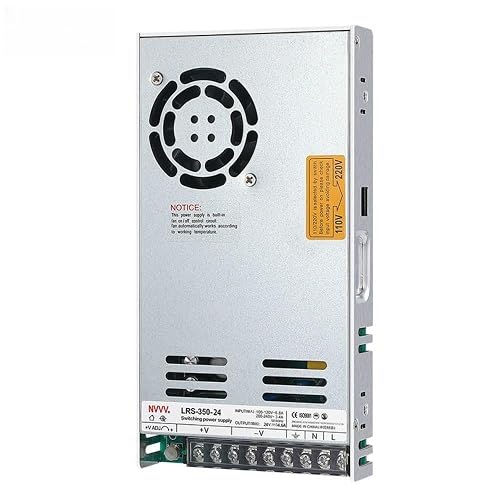 NVVV LRS-350-24 Switching Power Supply 24V 14.6Amp Enclosed Switchable Power Supply