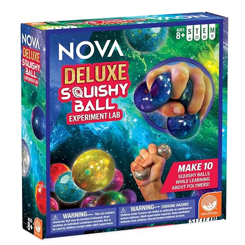 NOVA Deluxe Squishy Ball Experiment Lab STEM Science Kit by MindWare