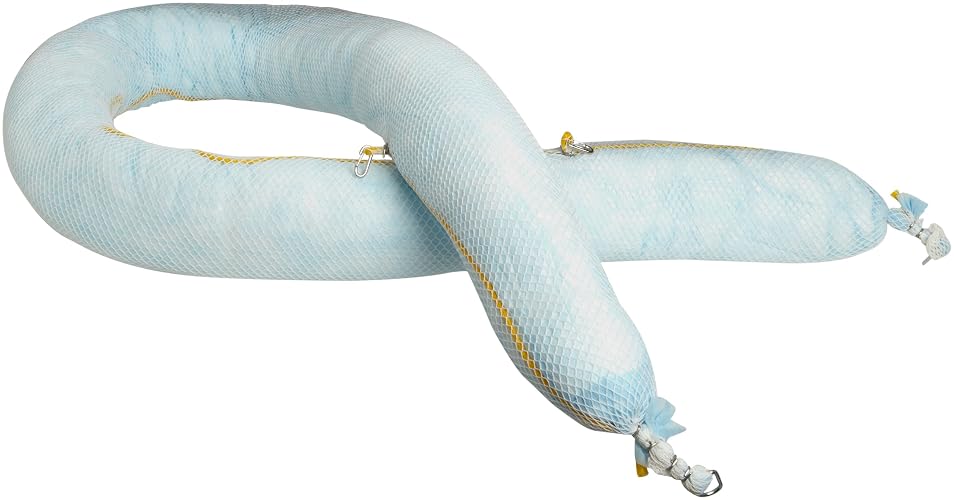 Brady SPC ENV510 Env 5" Width, 10' Length Oil Only Class, Boom Configuration Sorbent Booms (4 Per Bale), Blue