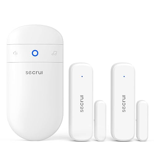 Door Chime When Door Opens, Door Opened Alarm for Home, 2-Sensor 1-Receiver | Business Entering Doorbell with 500FT-range|58-chimes|5-volume, Bedroom Entry Alert for Kids/Toddler/Dementia/Elderly Safety