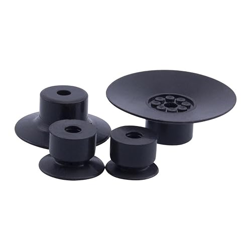 VP-P Pneumatic Suction Cups 10pcs Set 8-20mm Diameter Silicone NBR | Wear-resistant silicone & NBR suction cups for industrial pneumatic manipulators. Strong adsorption(VP-10P-Silicone)