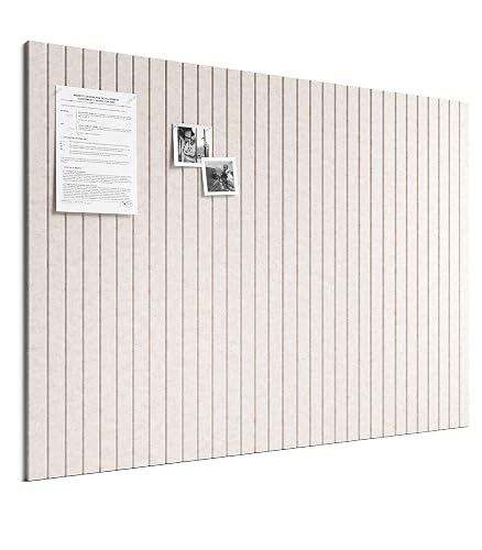 Bumusty Felt Bulletin Board & Cork Board Alternative 48" x 36" | 12 Pack Cork Boards for Walls, Pin Boards, Message Boards for Walls Decor, Home, Office, Classroom, Oatmeal
