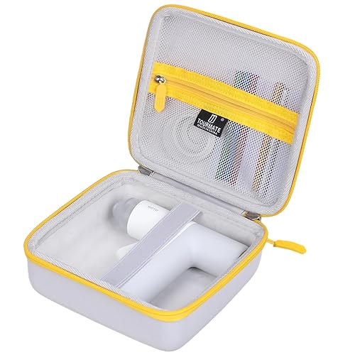 Hard Case for HOTO Cordless Hot Glue Gun, Black, Case Only | Shockproof EVA shell, fits HOTO glue gun & Easyflow, also Aootagti/EASYTOO/TILSWALL/COMTO, soft lining, mesh pocket