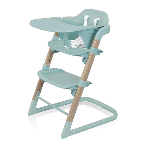 Evenflo RightSeat Multistage High Chair (Sage Green) | 3 Modes of Use, Infant, Toddler, and Youth Modes, BPA-Free Dishwasher Safe Tray, Ergonomic Design (Sage Green)