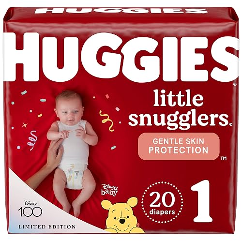 Huggies Little Snugglers Baby Diaper Size 1, 8 to 14 lbs. 34717, 20 Ct