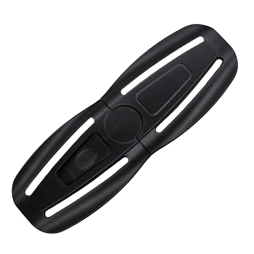 Black Universal Child Seat Chest Harness Clip and Baby Seat Chest Harness Clip Buckle Universal Replacement for Kids Trend Adjustable Guard