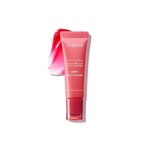 LANEIGE Lip Glowy Balm | Sheer Tinted Lip Treatment Balm Tube | With Shea & Murumuru Butters for Hydrating, Moisturizing, Glossy, Non-Sticky Shine