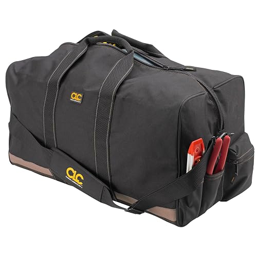 CLC Custom Leathercraft 1111 24 in. All Purpose Construction Gear Bag with 7 Outside Pockets