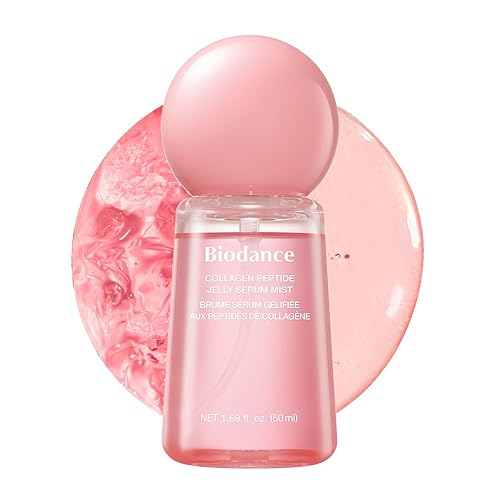 BIODANCE Collagen Peptides Jelly Serum Mist (1.69 fl.oz) | Hydrating Face Mist, Anti-Aging Face Spray, Sprayable Hydrogel Mist, Travel Essentials & Self Care Gifts, Korean Skin Care