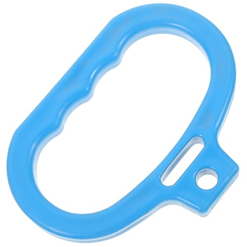 Unomor Garbage Can Handle Ring Plastic Retrofit Replacement for Carts Blue | Lightweight Sleek Design, Supports Janitorial Staff and Facility Managers, Suitable for Public Places and Street Sanitation