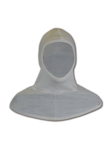 Flame Resistant (FR) Long Style Nomex Balaclava, 1 Hood, National Safety Apparel, White (NOM20)