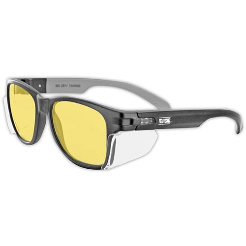MAGID Gemstone Y50 Performance Anti-Fog Safety Glasses with Side Shields