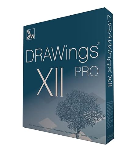 DRAWings PRO XII 12 Embroidery Digitizing and Much More Software - Compatible with Mac and Windows - Works w/Any Embroidery Machine