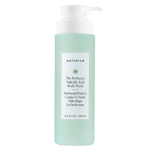 Naturium The Perfector Salicylic Acid Body Wash, 16.9 fl oz | Gentle Cleanser, Exfoliating Formula, Purifies Pores, Softens & Renews Skin, Refreshed & Balanced Finish