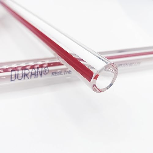 Redline High Pressure Gauge Glass 5/8" OD | Red Line Tubular Gauge Glass Wall Thickness 3/32" | Liquid Level Boiler Sight Glass (20" Inches)
