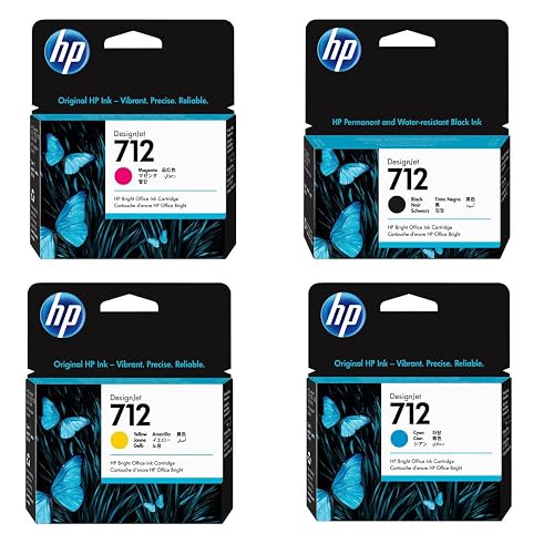 HP 712 29ml DesignJet Original Ink Cartridge for T650, T630, T230, T210 & Studio Plotter Printers