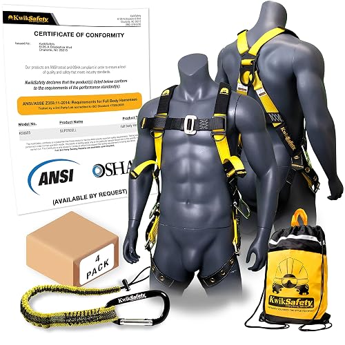 KwikSafety SUPERCELL Safety Harness ANSI OSHA Fall Protection Gear