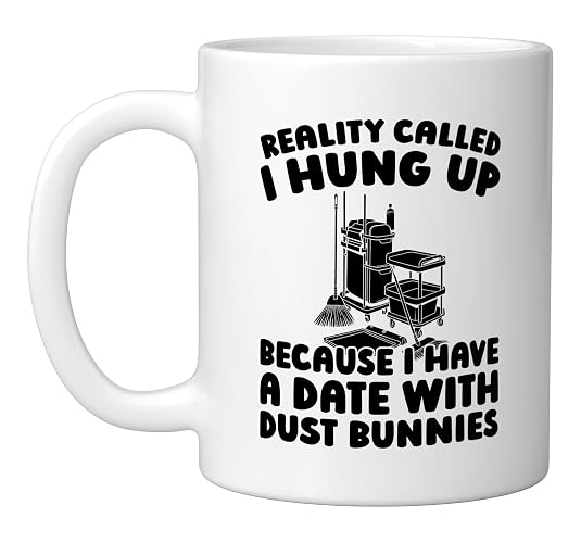 Cleaner Housekeeping Sanitation - Janitorial Cleaner Ceramic Mug, White