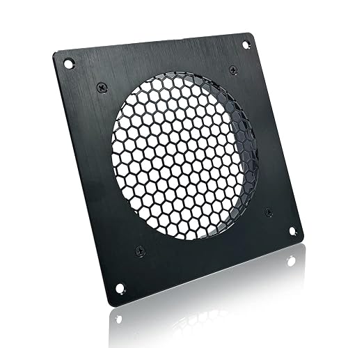 SCCCF 120MM Ventilation mesh for Cabinet AV Electronic Cabinet PC Computers, Also Includes a kit to Install an 120mm Fan.
