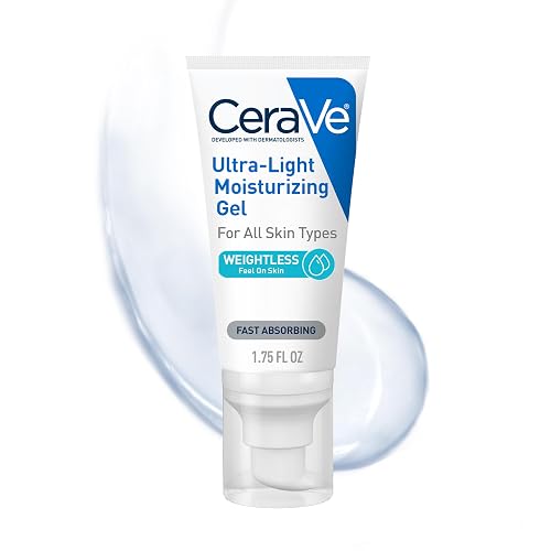 CeraVe Ultra-Light Moisturizing Gel, Niacinamide Face Moisturizer, 1.75oz | Oil-Free Hyaluronic Acid & Ceramide Gel Skin Care Formula Hydrates To Act As A Lightweight Moisturizer For Oily Skin