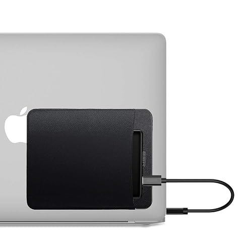 ESR Portable External Hard Drive Carrying Case, Black | Pouch Holder for Computer Accessories, Sleeve Storage Organizer for Battery Pack, Wireless Mouse, Cables, and Earphones
