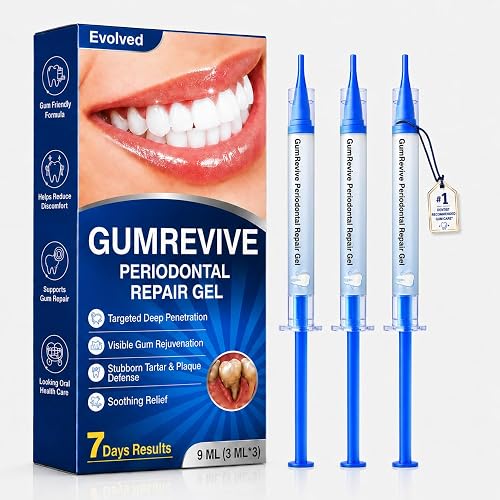 Vbnyh Evolvion Gum Care Gel, Sensitive Gum Health Support with Fresh Mint | 3 Pack gum care gel with alcohol & peroxide free formula, targeted application, fresh mint flavor, and gentle daily oral care