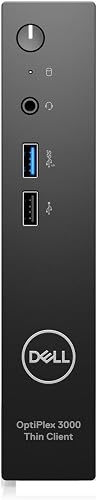 Dell Desktop OptiPlex 3000 Thin Client, Celeron N5105 2.0GHz, 8GB RAM, 32GB SSD, ThinOS, (Renewed)