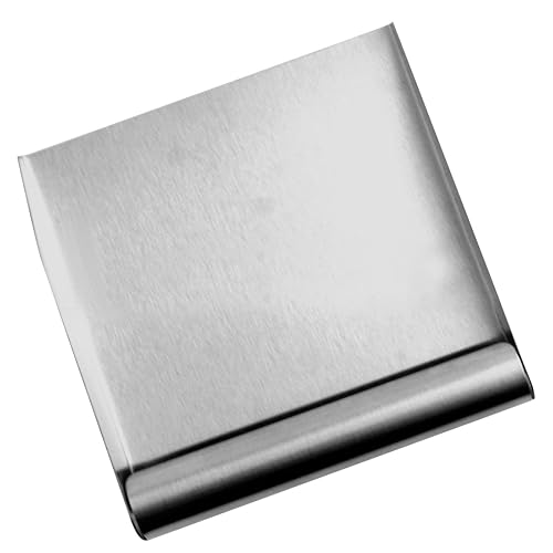 Stainless Steel Dustpan Wide Mouth Grain Scoop for Garbage Flour Cleaning | Smooth Finish, Handheld Grip, Silver Metal Design, Easy Sanitation, Suitable for Farm Workers, Janitorial Staff and Pantry