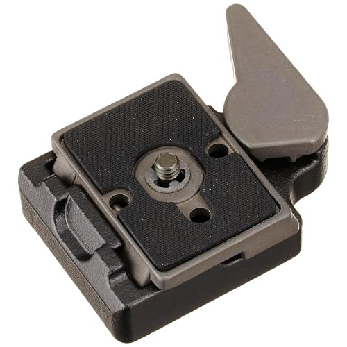 Manfrotto 323 RC2 Rapid Connect Tripod Adapter with 200PL-14 Quick Release Plate - Replaces 3299-Black