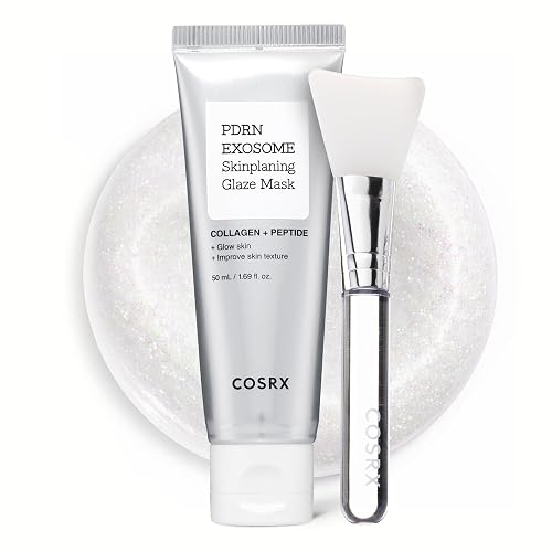 COSRX PDRN Exosome Overnight Face Mask, Korean Glass Skin Glow, 1.69 fl oz | +123% Hydration, Instant Glow, Peel Off Face Mask, Elasticity & Firmness, Korean Skin Care, 1.69 fl oz