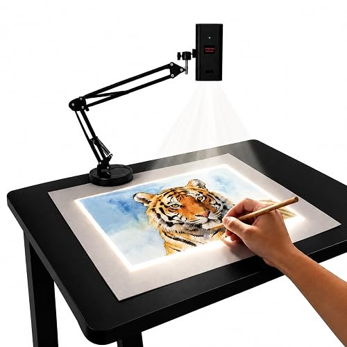 Artpanda Art Projector for Tracing and Drawing | 5G/2.4G WiFi Sketch Projector with Stable Stand Desktop & Wall Projection Tool for Sketching Murals Crafts Cake Decorating