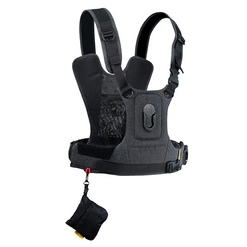 Cotton Carrier CCS G3 Camera Harness System for One Camera, Grey, 1 Camera | For One Camera