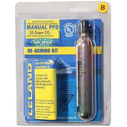 Maximum Inflation V86160-85202Z Leland 33-Gram Inflatable Life Vest Rearming Kit with Bayonet - Manual