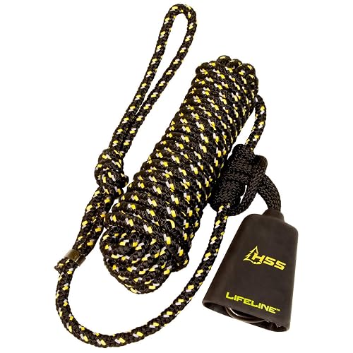Hunter Safety System Lifeline – Treestand Safety Rope System with Ground-to-Stand Fall Protection & Silent Climbing