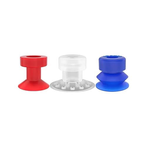 Suction Cup for Packaging Machine Robotic Arm Film Bag Accessories | Precision pneumatic suction cup for automated bag opening, robotic arm end-of-arm tooling.(F25 Bule)