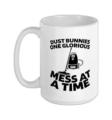 Cleaner - Janitorial Sanitation Housekeeping Cleaner Ceramic Mug, White, 15oz