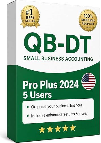 Quick - Book Desktop Pro "Plus" 2024 | 5 User | LIFETIME Version | Amazon message Delivery - Only PC, Not for Mac | 100% Money Back Guarantee
