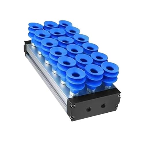 Pneumatic Vacuum Suction Tool for Carton Palletizing - Strong Suction Cup | Efficient pneumatic tool for handling cartons with powerful suction capabilities.(L273 X W130)